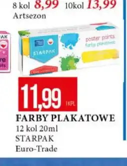 E.Leclerc Farby plakatowe Starpack 12 kol oferta