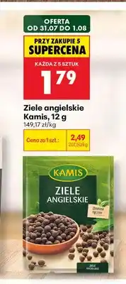 Biedronka Ziele angielskie Kamis oferta