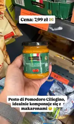 Biedronka Pesto di Pomodoro Ciliegino GustoBello oferta