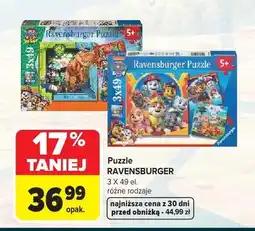 Carrefour Puzzle Ravensburger 3x49 el oferta