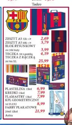 E.Leclerc Zeszyt A5 32 kartki FC Barcelona oferta