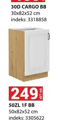 Merkury Market Szafka kuchenna pod zlewozmywak Stilo 50ZL 1F BB oferta