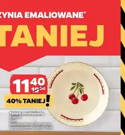 Netto Talerz emaliowany ø 30 cm oferta