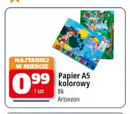 E.Leclerc Papier A5 kolorowy Artsezon oferta