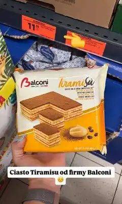 Biedronka Ciasto Tiramisu Balconi oferta
