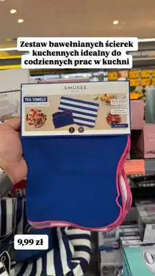 Biedronka Ścierki kuchenne Smukee Home oferta