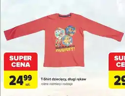 Carrefour T-shirt dziecięcy z długim rękawem Psi Patrol oferta