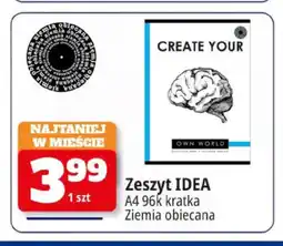 E.Leclerc Zeszyt Own World IDEA A4 96k kratka oferta