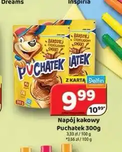 Delfin Napój kakaowy Puchatek oferta