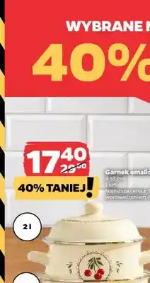 Netto Garnek emaliowany ø 18 cm oferta