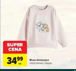 Carrefour Bluza dziewczęca Psi Patrol oferta