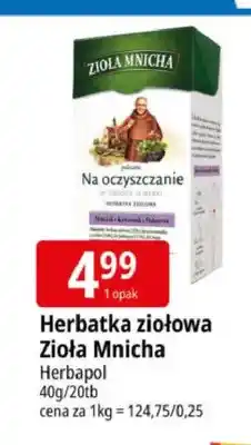E.Leclerc Herbatka ziołowa Zioła Mnicha Na oczyszczanie oferta