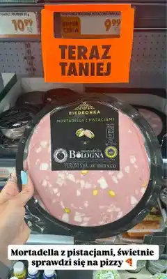 Biedronka Mortadella z pistacjami Biedronka oferta