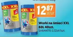 Jubilat Worki na śmieci xxl 60 l sarantis oferta