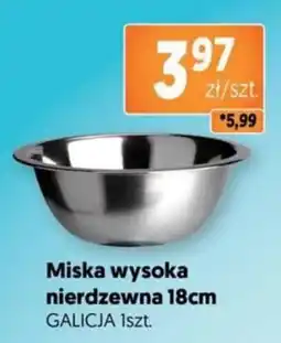 Jubilat Miska wysoka nierdzewna GALICJA oferta