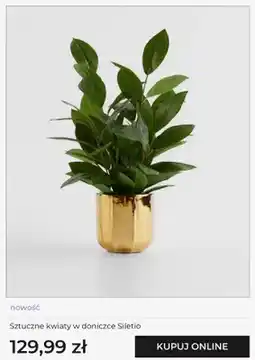 Home&You Sztuczne kwiaty w doniczce Siletio home&you oferta