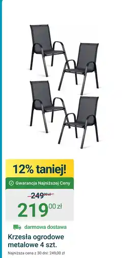 ERLI Krzesło ogrodowe O oferta