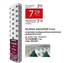Abra Podkład pod panele Silenza Aquastop 3 mm Afirmax oferta