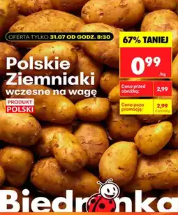 Biedronka Ziemniaki wczesne polskie oferta