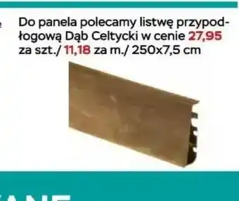 Listwa przypodłogowa Dąb Celtycki