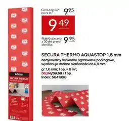 Abra Podkład pod panele Secura Thermo Aquastop 1,6 mm Arbiton oferta