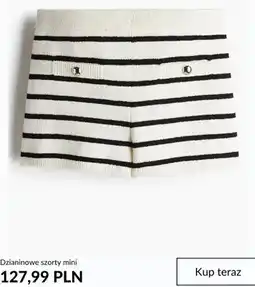 H&M Szorty dzianinowe mini H&M oferta