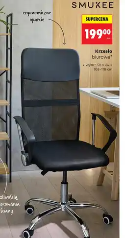 Biedronka Krzesło biurowe Smukee oferta