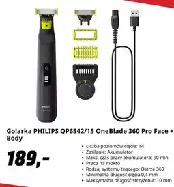 Media Markt Golarka Philips OneBlade 360 Pro Face + Body oferta