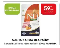 AquaelZOO Sucha karma dla psów Farmina N&D Pumpkin Mini oferta