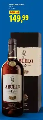 Lidl Rum Abuelo 12-letni oferta