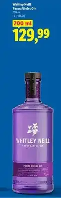 Lidl Gin Whitley Neill Parma Violet oferta
