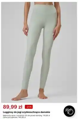 Legginsy do jogi szybkoschnące damskie 4F