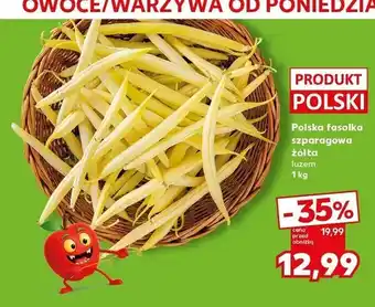 Kaufland Fasolka szparagowa żółta polska oferta