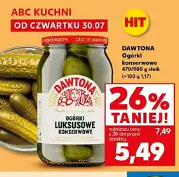 Kaufland Ogórki luksusowe konserwowe Dawtona oferta