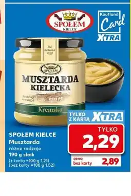 Kaufland Musztarda Kielecka Społem Kielce oferta