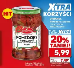 Kaufland Pomidory suszone w oleju z ziołami i pestkami dyni paski Urbanek oferta