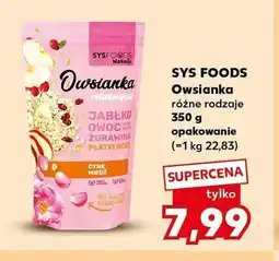 Kaufland Owsianka relaksująca jabłko owoce dzikiej róży żurawina płatki róży Sys Foods oferta