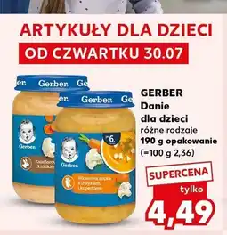 Kaufland Danie dla dzieci Gerber Kalafior z królikiem oferta