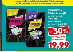 Kaufland Pieluchomajtki Ninjamas Pyjama Pants dla chłopców oferta