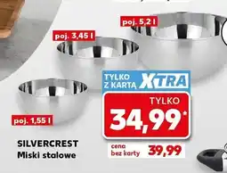 Kaufland Miski stalowe Silvercrest oferta