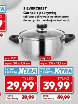 Kaufland Garnek z pokrywką Silvercrest poj oferta