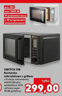 Kaufland Kuchenka mikrofalowa z grillem Switch On oferta