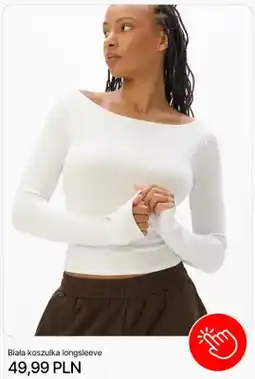 Cropp Koszulka longsleeve Cropp biała oferta