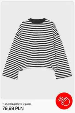 Cropp T-shirt longsleeve w paski Cropp oferta