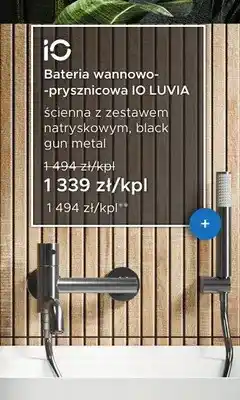 Blu Bateria wannowo-prysznicowa ścienna IO LUVIA oferta