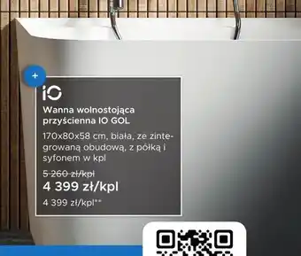 Wanna wolnostojąca przyścienna IO GOL