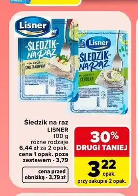 Śledzik na raz w oleju z cebulką Lisner