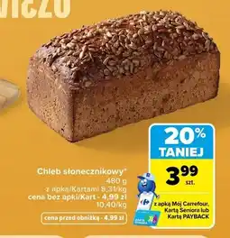 Carrefour Chleb słonecznikowy oferta