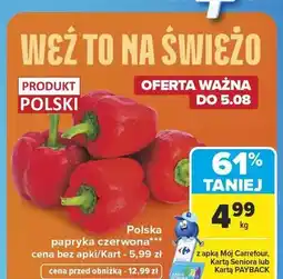 Carrefour Papryka czerwona oferta