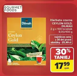 Carrefour Herbata czarna Dilmah Ceylon Gold oferta